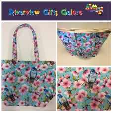 Large Tote Bag - Blue Bird Large Tote Bag - Blue Bird